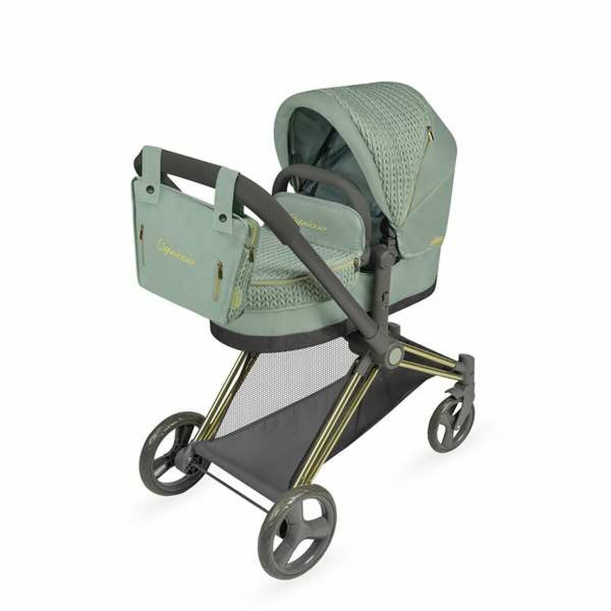 Decuevas Baby dukke 50 cm - foldbar vognleg til dukkehuset