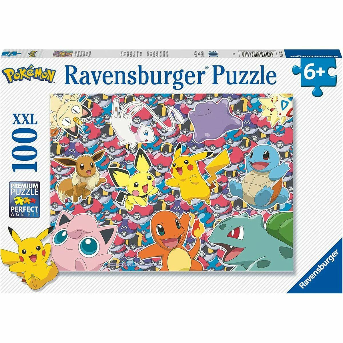 Ravensburger puslespil - Pokémon, 100 dele (XXL)