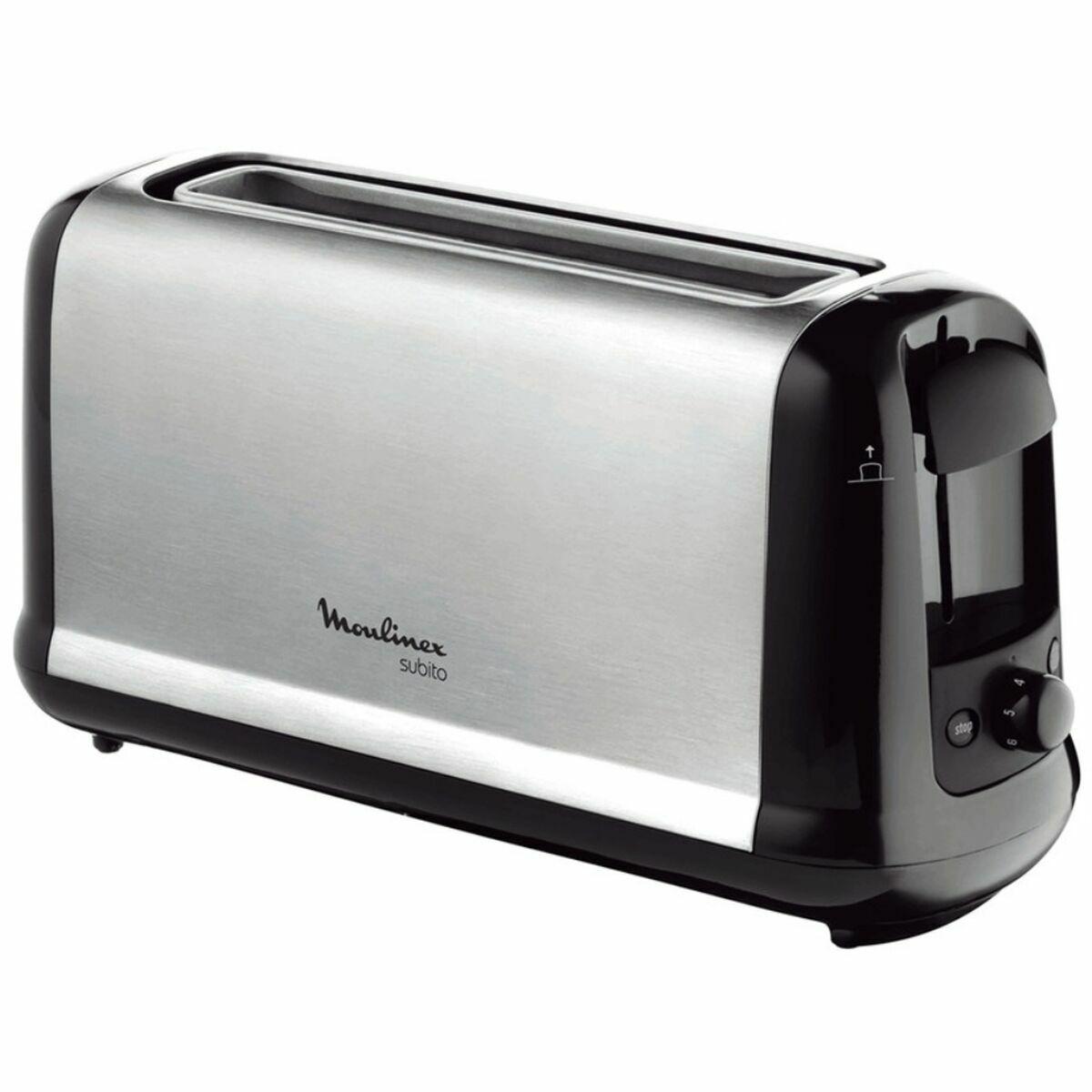 Moulinex LS260800 brødrister 1000 W - rustfrit stål/sort