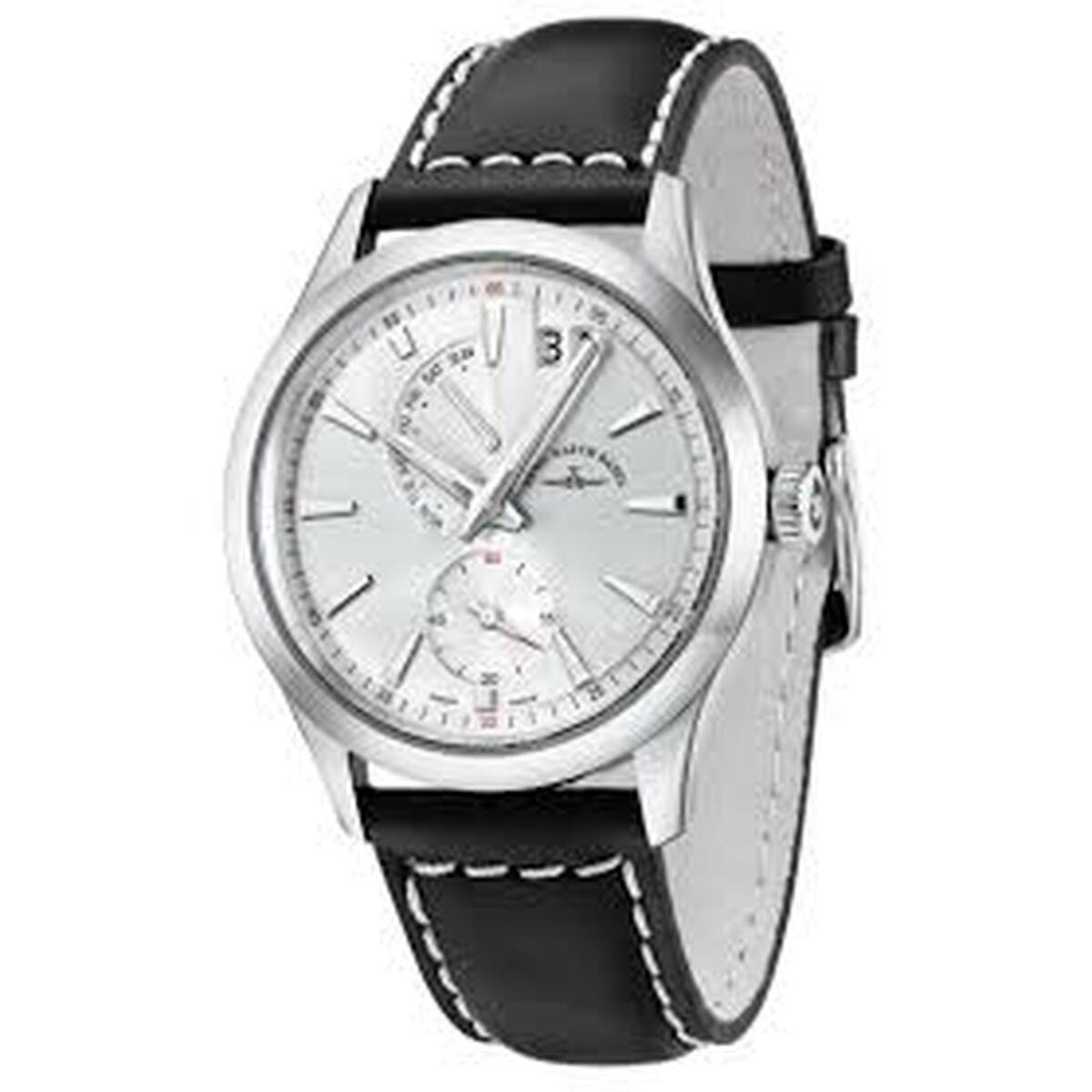 Zeno Watch Basel herreur 6662-7004Q-G3 - Ø 42 mm, læderrem