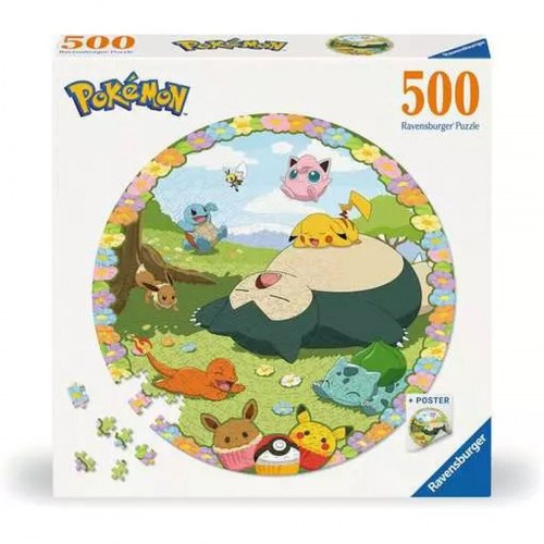 Puslespil 500 brikker - Ravensburger Pokémon motiv