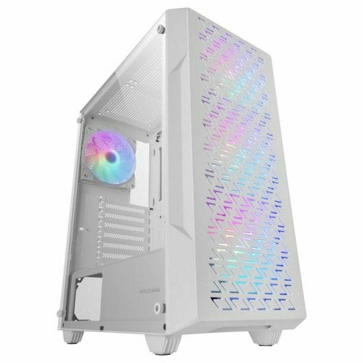 Mars Gaming MCGEOW ATX midi-tower kabinet - hvid RGB