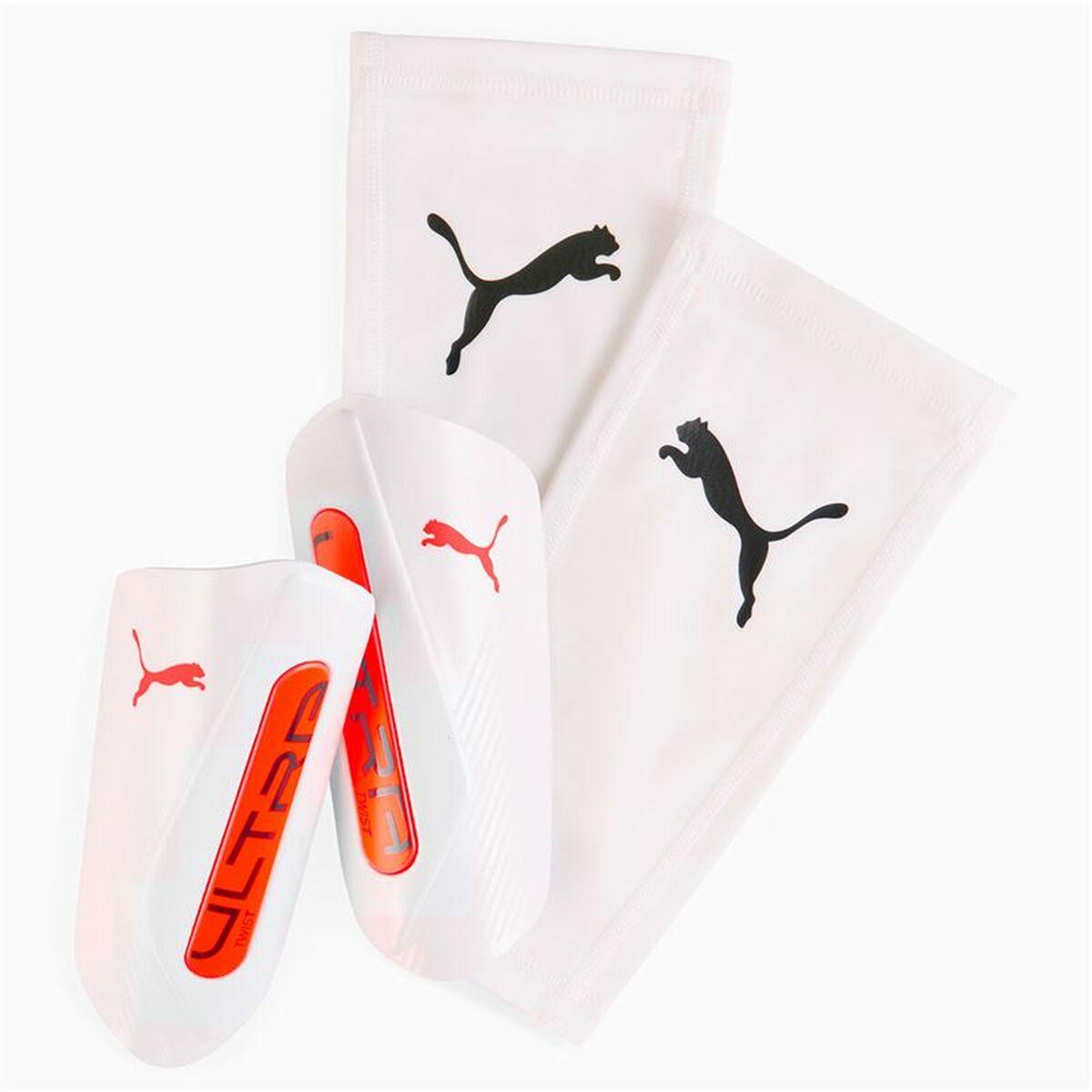 Puma Ultra Twist Sleeve benskinner - hvid, str. M