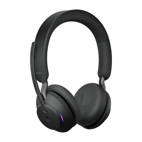 Hovedtelefoner med mikrofon Jabra EVOLVE2 Sort 65 W