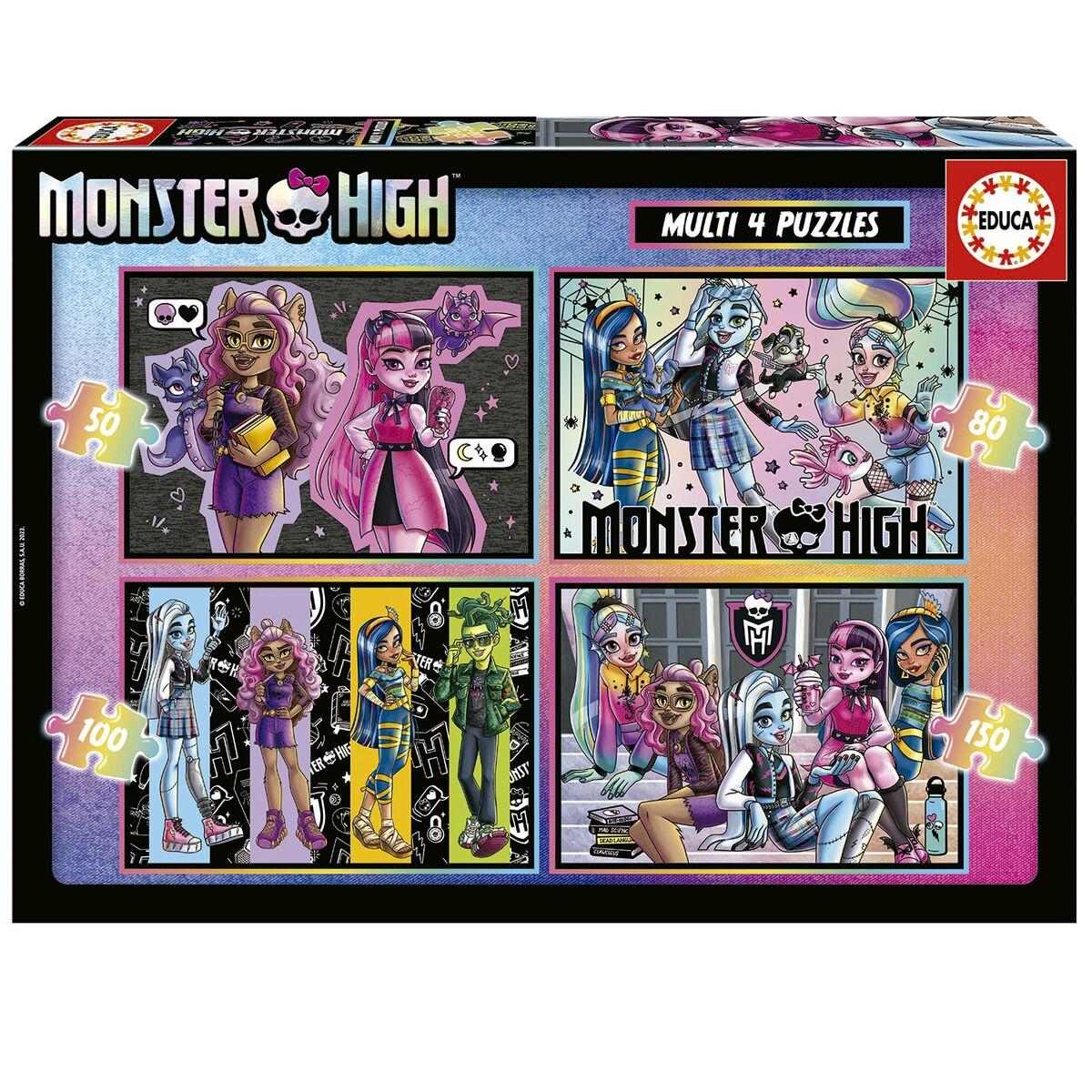 Educa Monster High Multipuzzle - puslespil til børn
