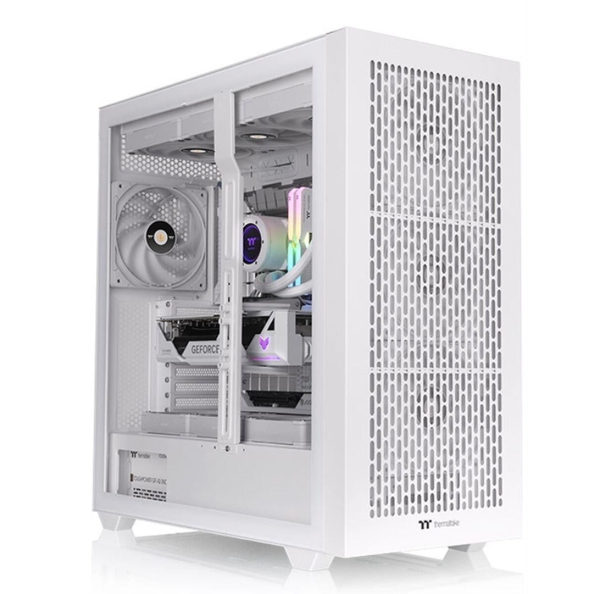 THERMALTAKE ATX semi-tårn kabinet CA-11D-00F6WN-00 - Hvid
