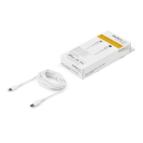 Startech USB-C til Lightning kabel 2 m - hvid