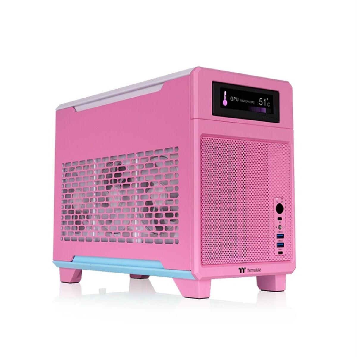 THERMALTAKE ATX semi-tårn kabinet - Pink (Mini-Tower)