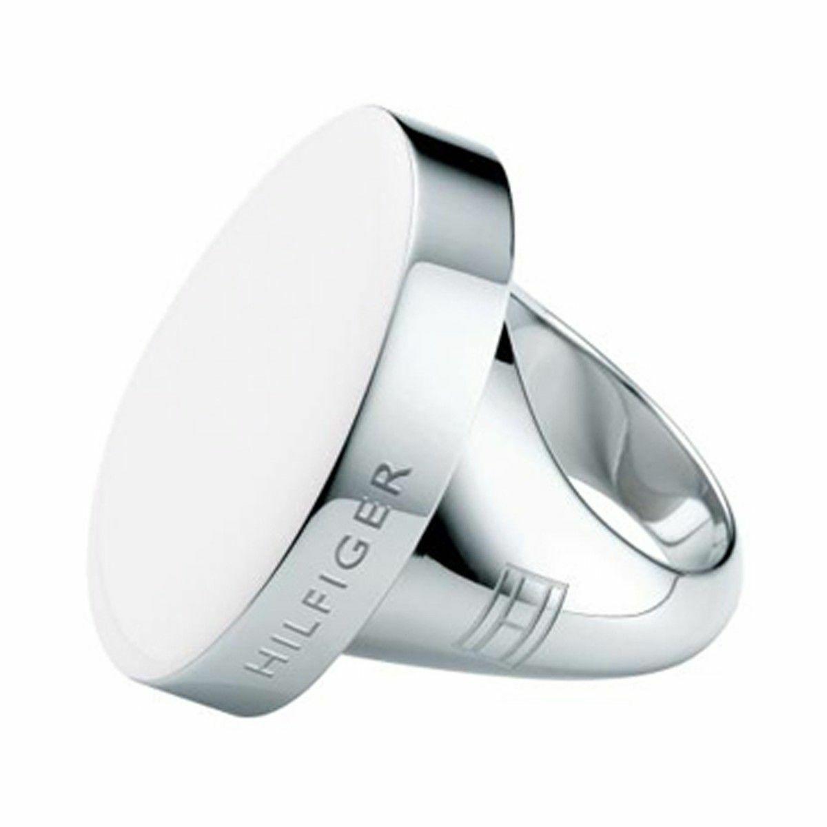 Tommy Hilfiger ring til kvinder 2700205B - hvid, str. 12