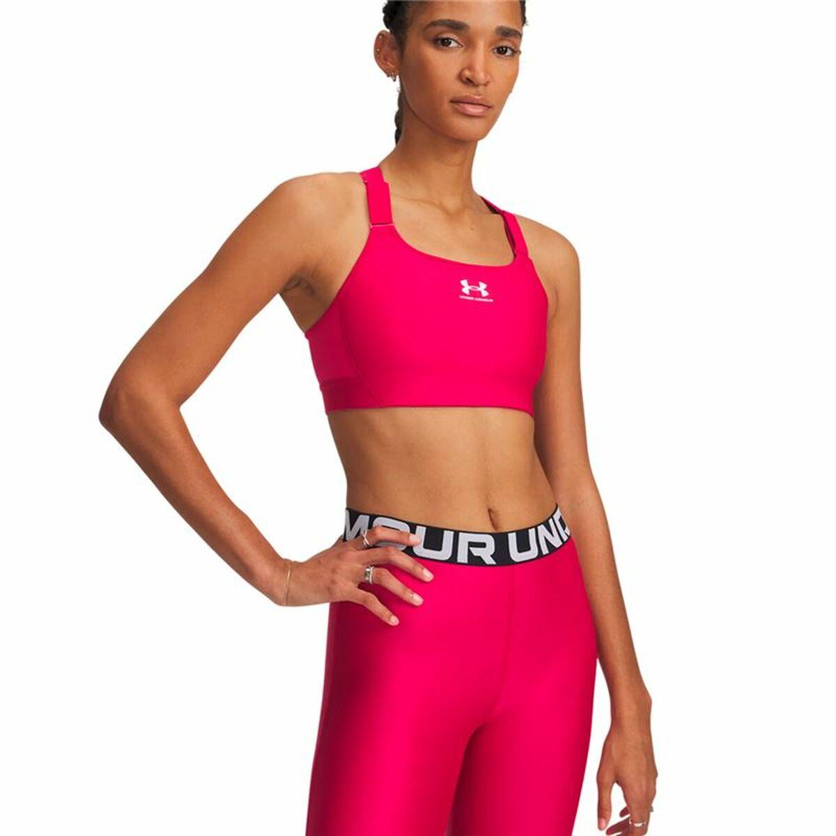 Under Armour Sports-bh HeatGear High - Fuchsia (S)