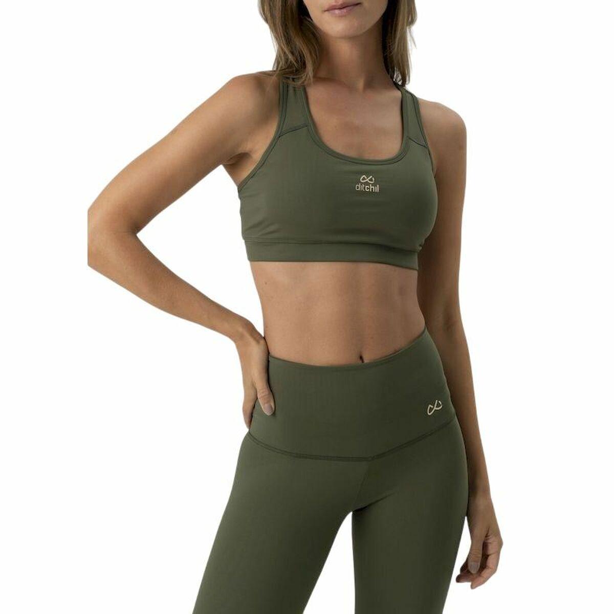 Ditchil Fire sports-bh - grøn (M)