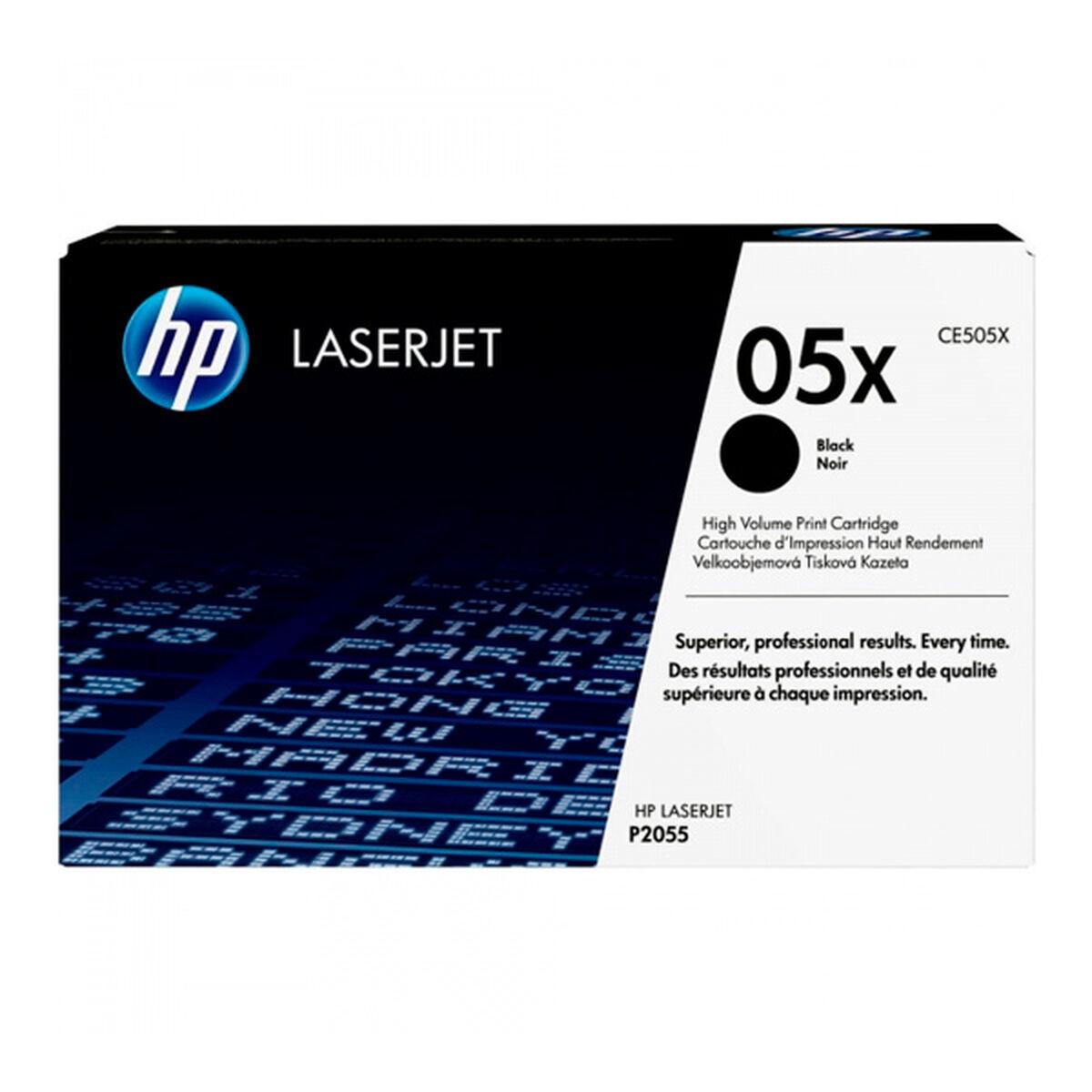 HP Toner 05X - Sort (CE505X) billede