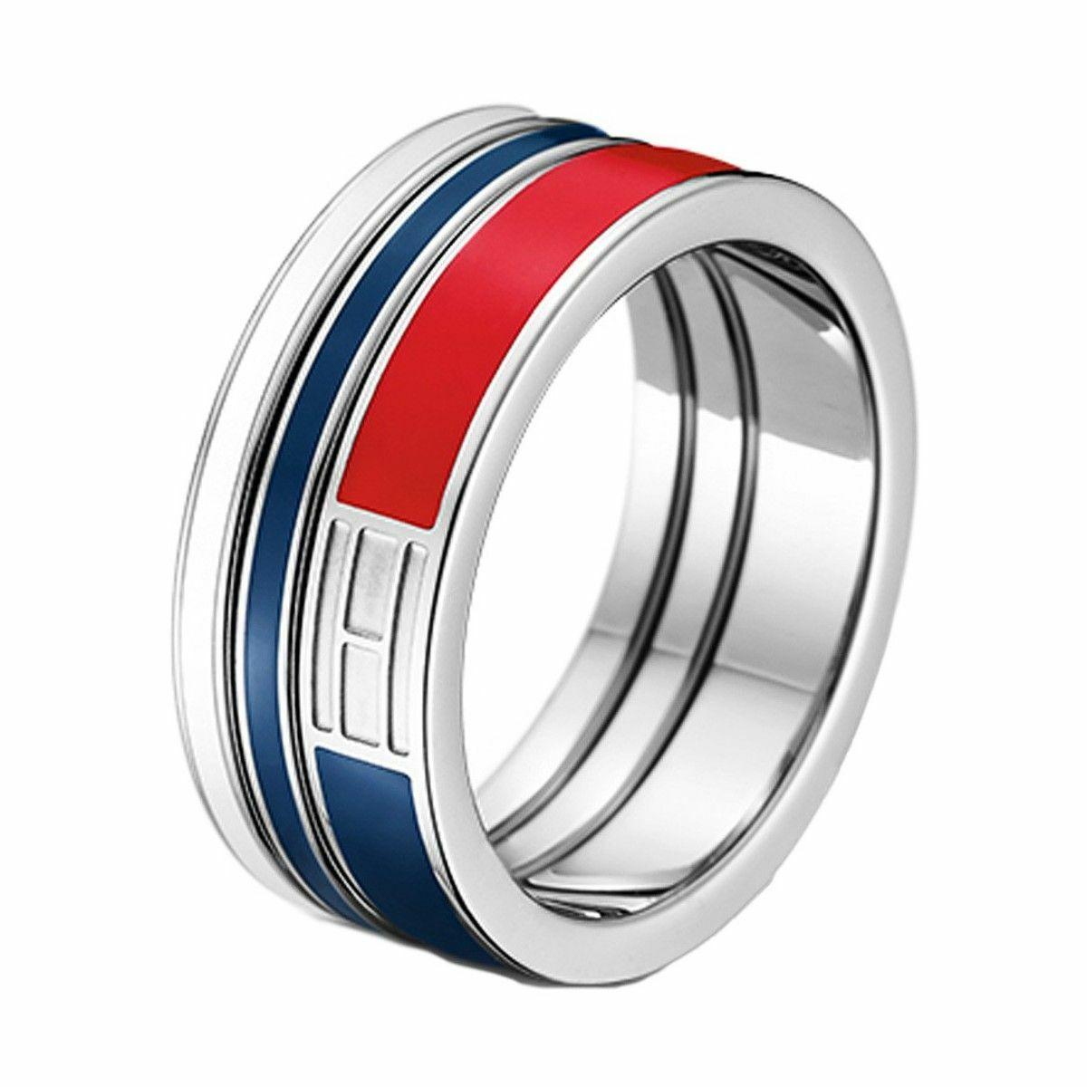 Tommy Hilfiger ring til kvinder - rustfrit stål, multifarvet, str. 16