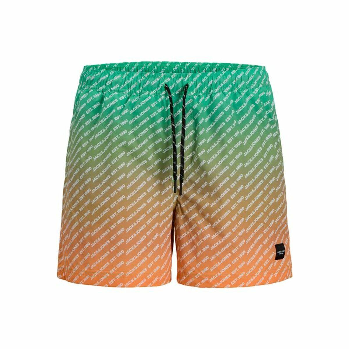 Jack & Jones Jpstmaui Jjswim badebukser - gradient limegrøn, 14 år