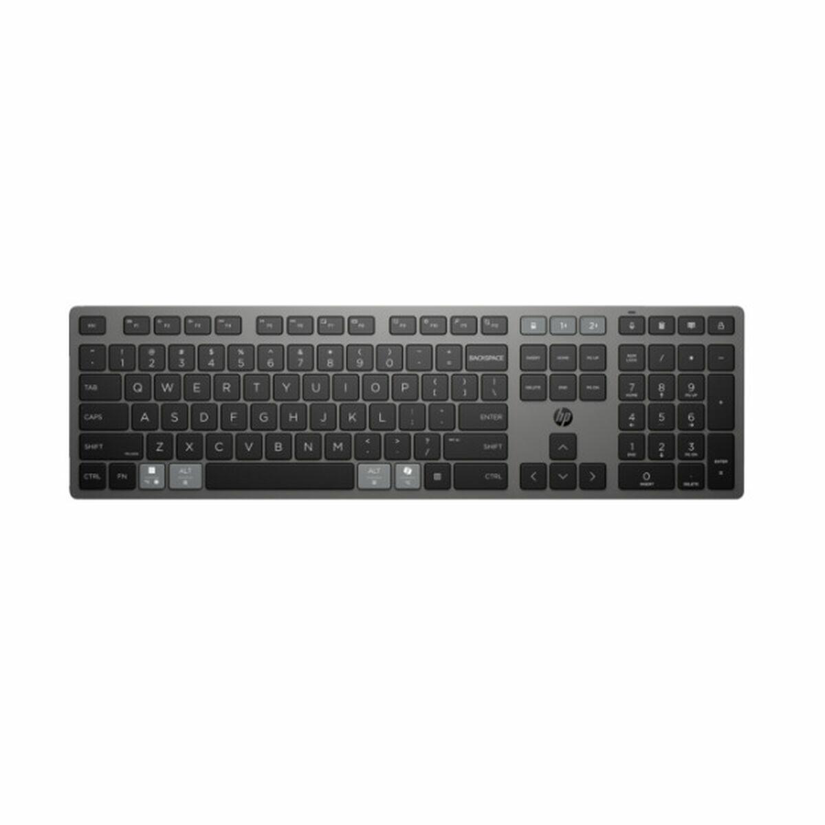 HP tastatur 9T5B2AA - trådløst, sort/grå