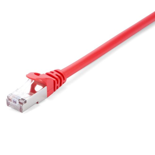 Netværkskabel Cat6 V7 - UTP, RJ45, 10 m, rød