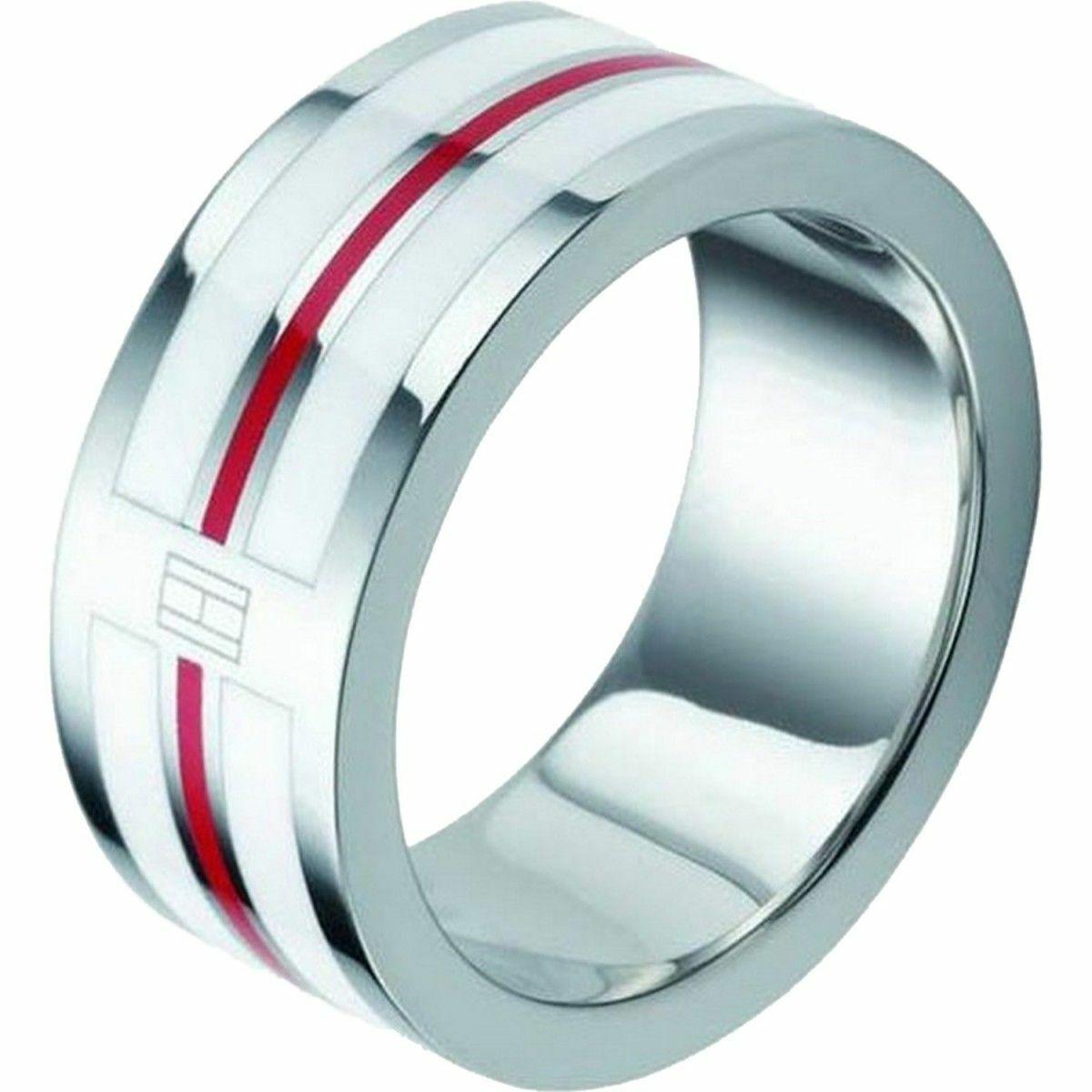 Tommy Hilfiger dame ring i rustfrit stål - grå, str. 14 (2700289C)