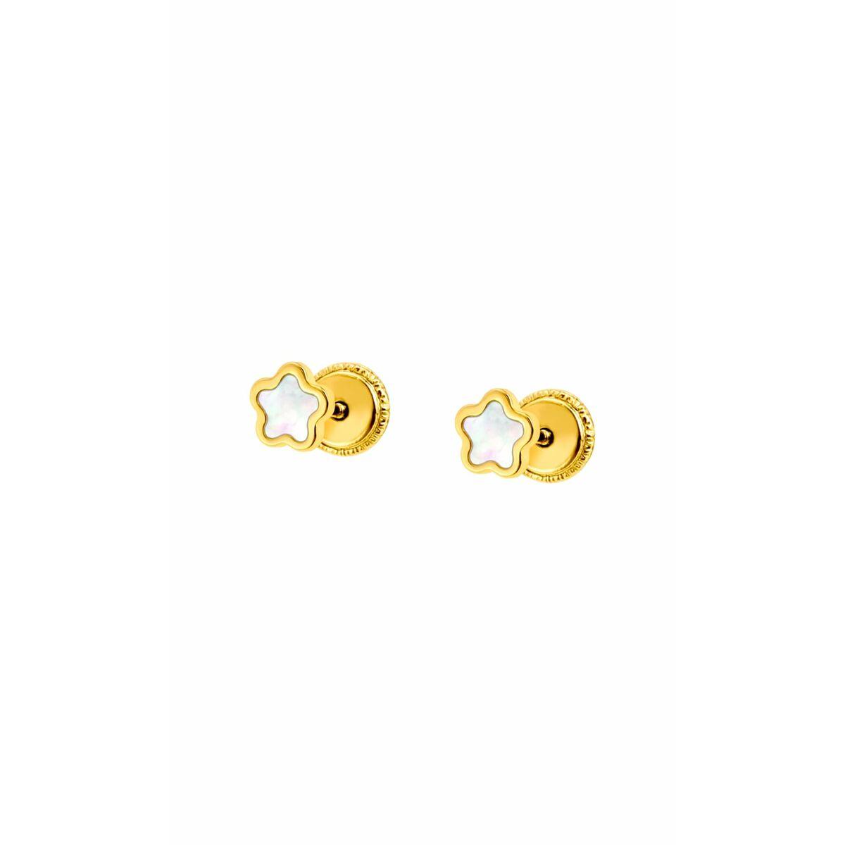 Lotus ørestikker til kvinder LG00032/4 - gylden
