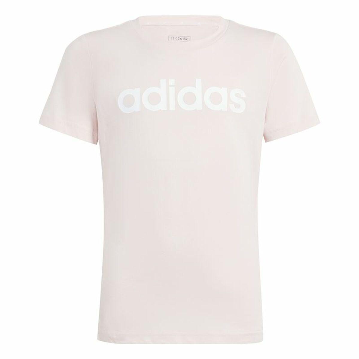 Adidas børne T-shirt - Essentials Linear Logo, Slim Fit