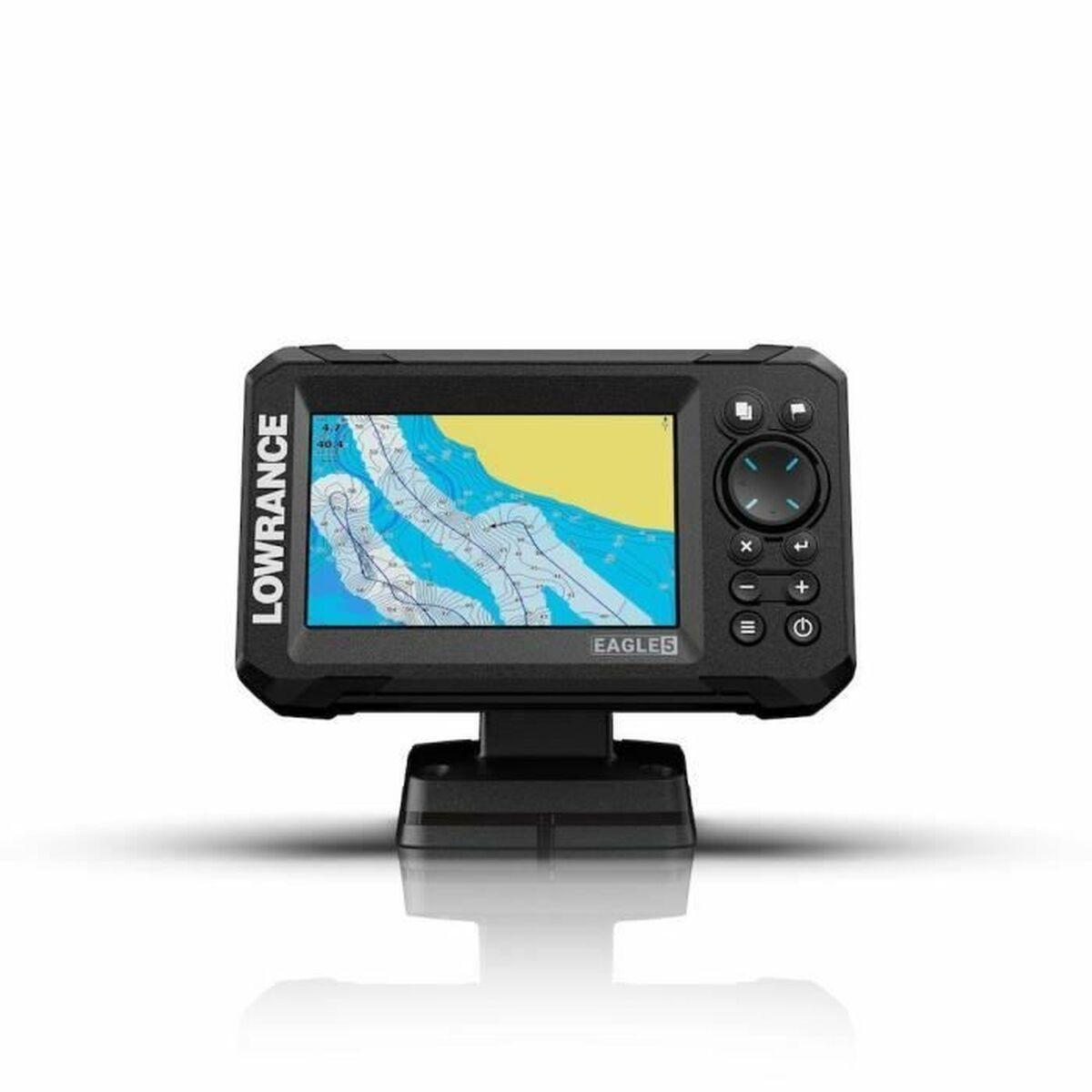 Lowrance Eagle 5 GPS-lokalisering til båd