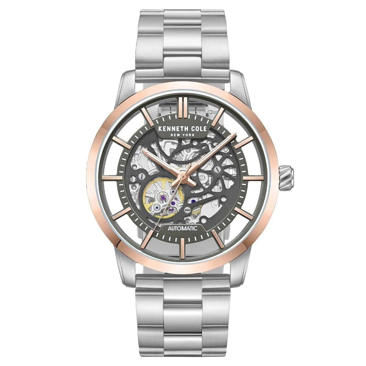 Kenneth Cole herreur KCWGY0064301 - automatisk skeleton armbåndsur til mænd