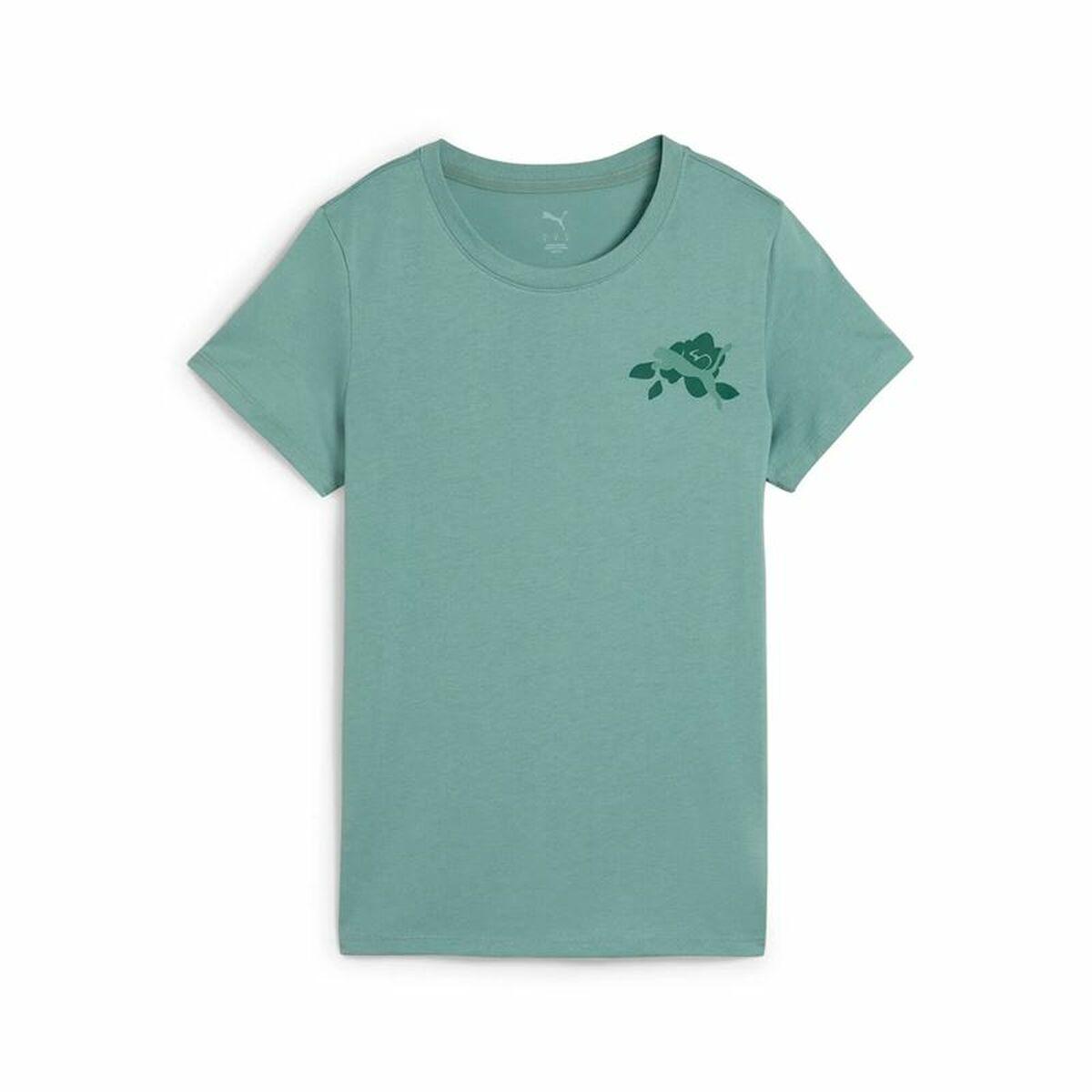 Puma Graphics Train Conce kortærmet T-shirt til kvinder - Grøn, M