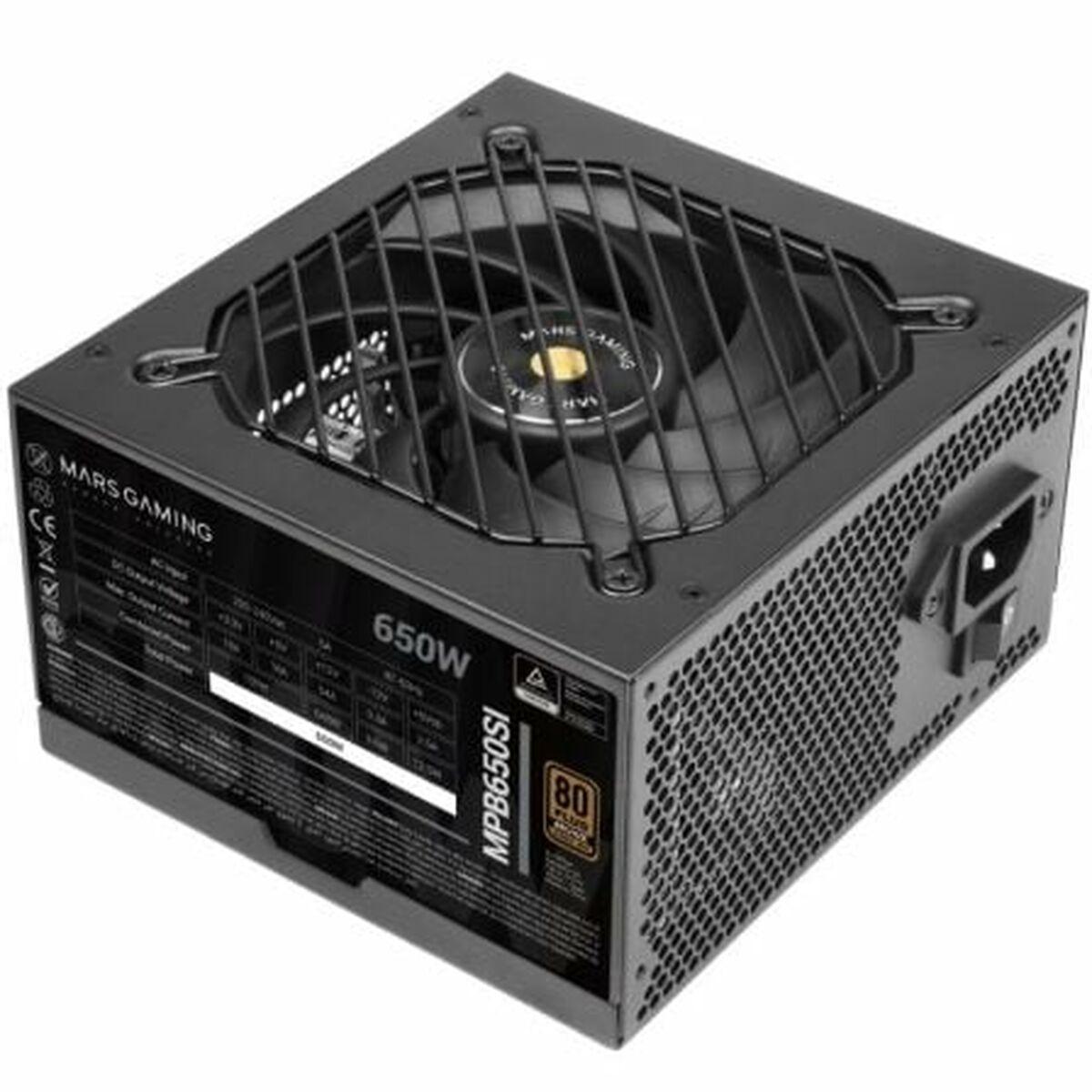 Mars Gaming MPB650SI ATX strømforsyning 650 W - 80 Plus Bronze billede
