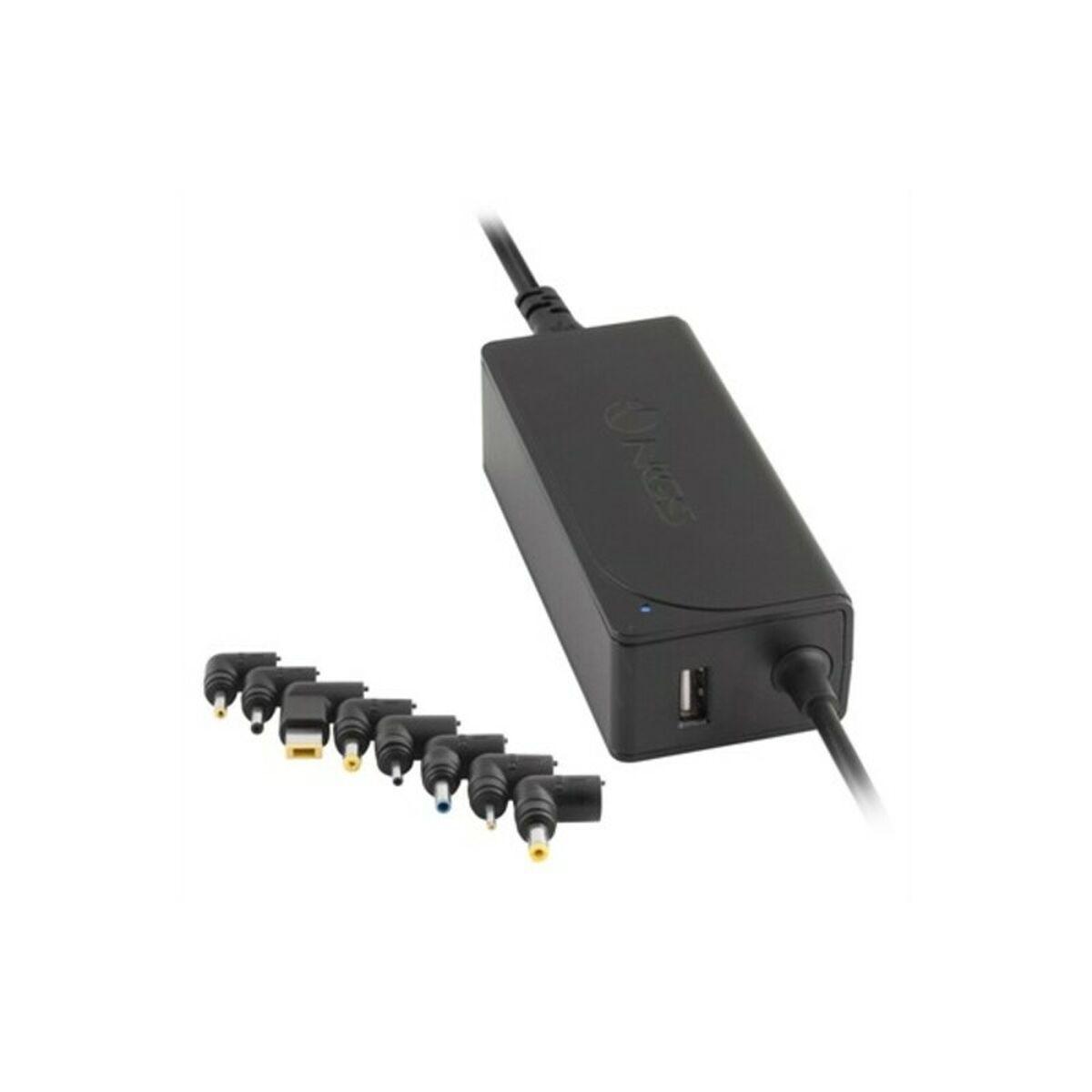 NGS W-70W universal laptop-oplader 70 W, sort