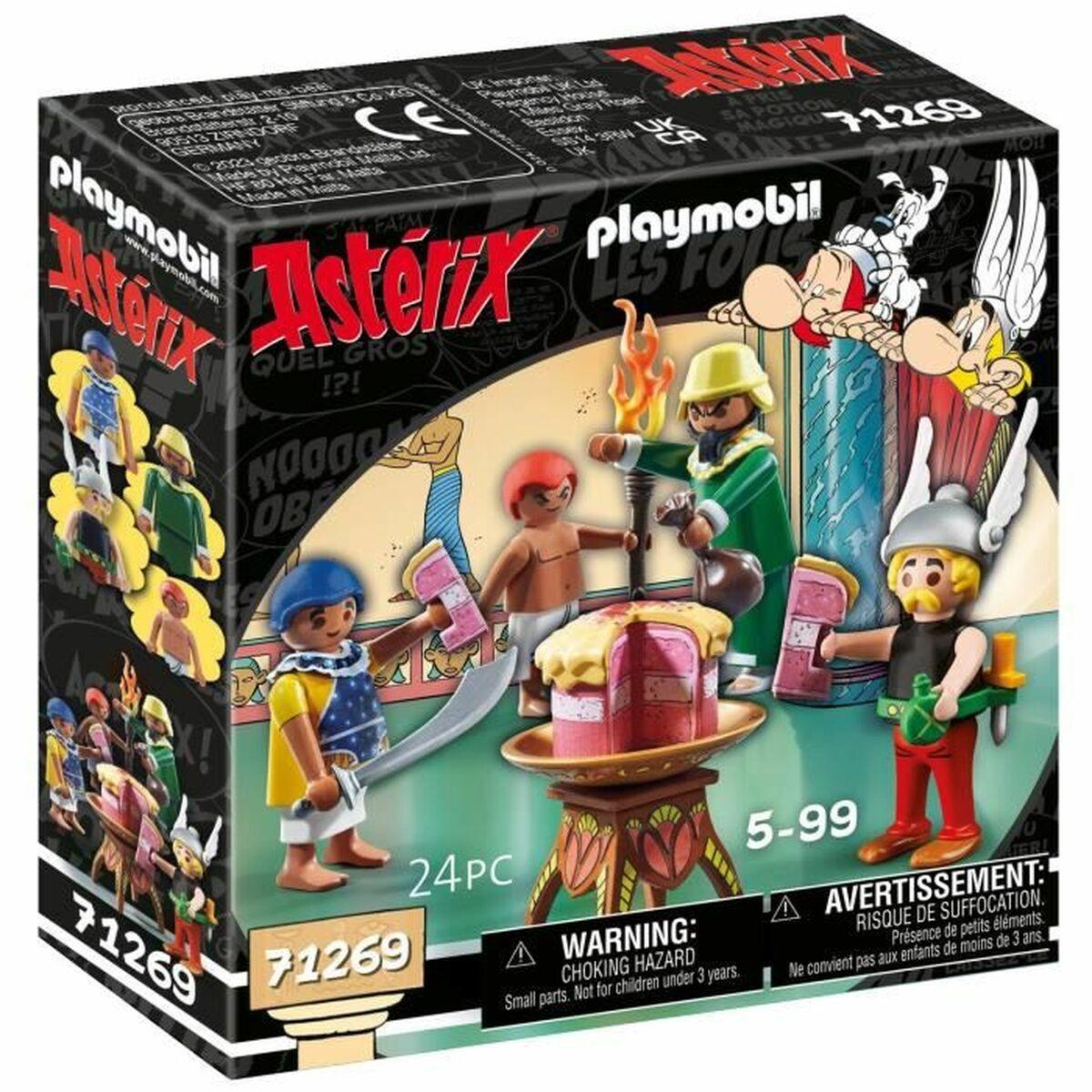 Playmobil Asterix playset - Amonbofis og den forgiftede kage, 24 dele billede