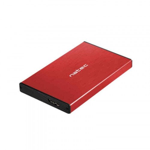 Natec 2,5" harddisk/SSD kabinet - Rød