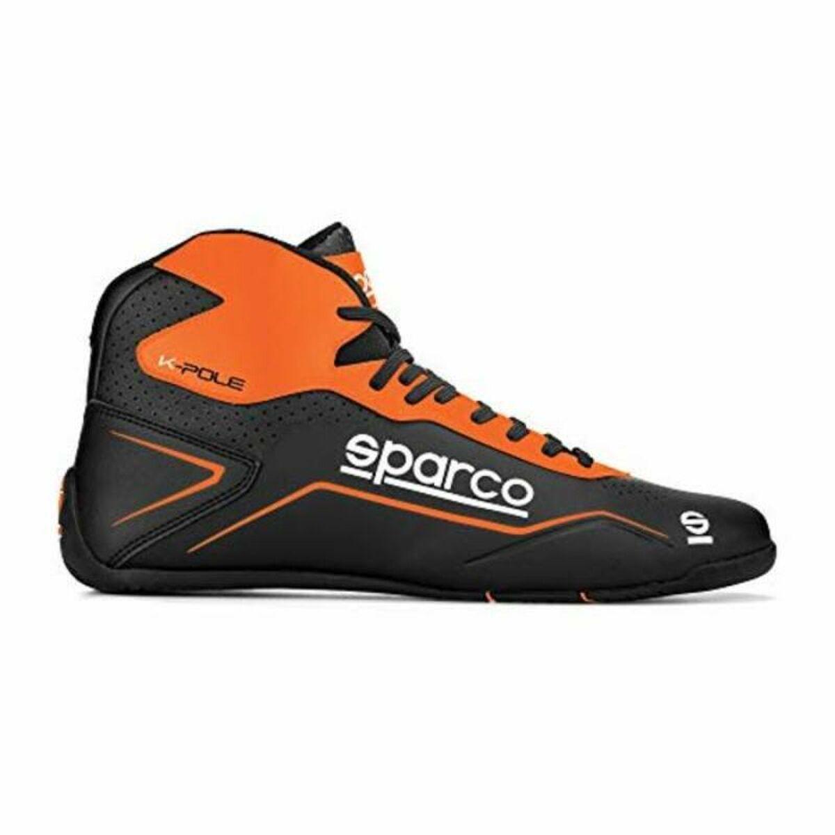 Sparco K-POLE racing støvler - orange/sort, str. 44