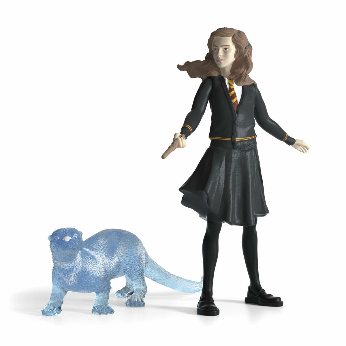 Schleich actionfigur - Hermione og hendes Patronus (2 dele) billede