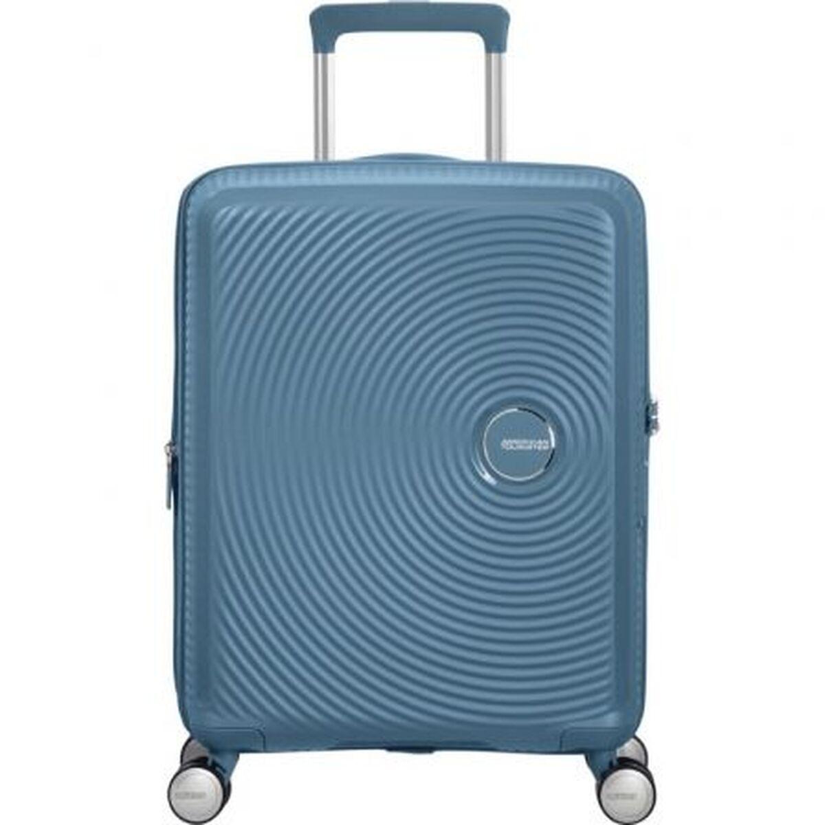 Kuffert håndbagage American Tourister SoundBox Spinner 41 L - blå (55 × 40 × 20 cm)