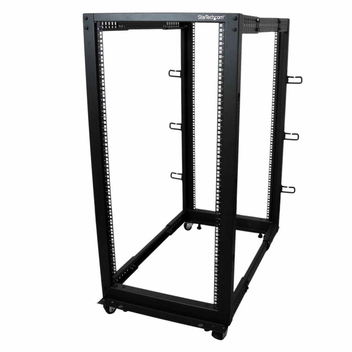 Startech vægmonteret rack kabinet 25U - åbent, sort, 100 cm dybde