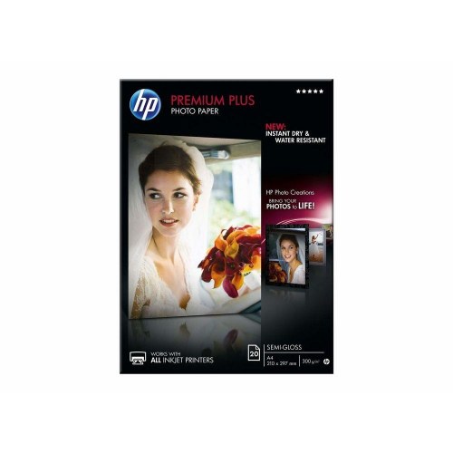 Fotopapir HP Premium Plus A4 semi-glans - 300 g/m², 20 ark