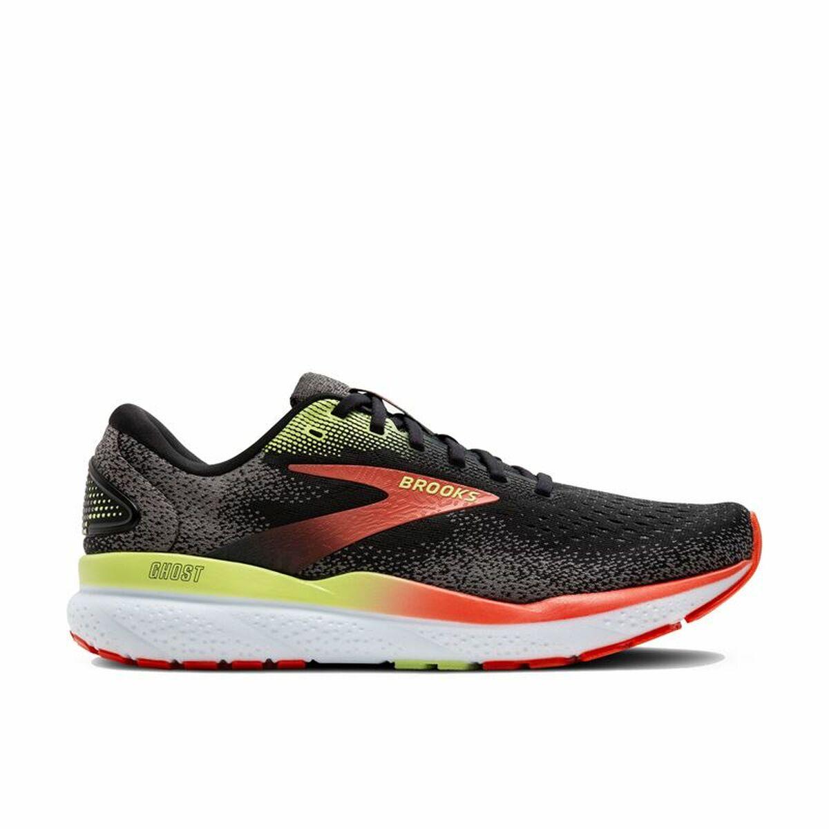 Brooks Ghost 16 herre løbesko - Sort/Rød - Str. 40