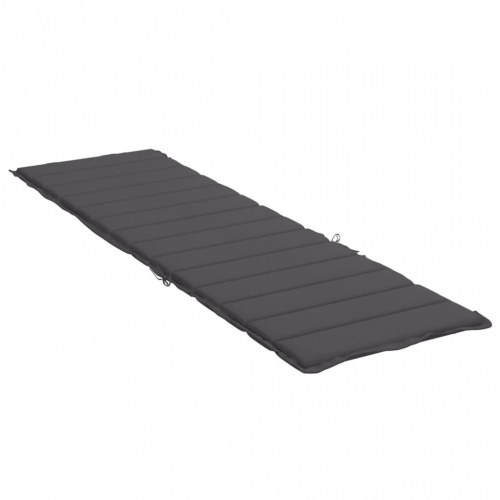 Hynde til liggestol 200x70x3 cm oxfordstof antracitgrå (OUTLET A)