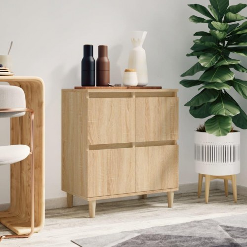 Skænk 60×35×70 cm i konstrueret træ - sonoma-eg