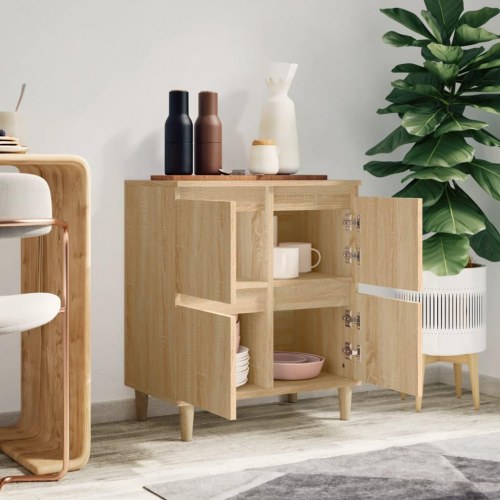 Skænk 60×35×70 cm i konstrueret træ - sonoma-eg