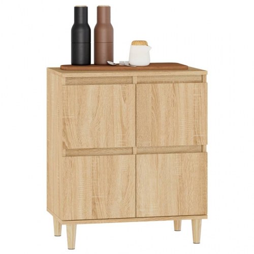 Skænk 60×35×70 cm i konstrueret træ - sonoma-eg