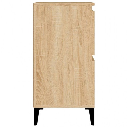 Skænke sæt af 3 - 60x35x70 cm i sonoma-eg, konstrueret træ