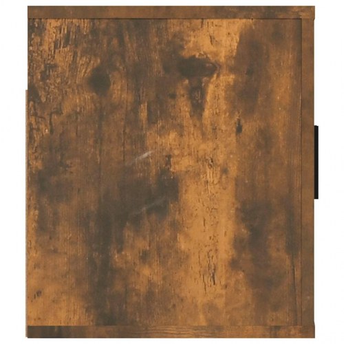 Væghængt tv-skab 100×34,5×40 cm - røget egetræ