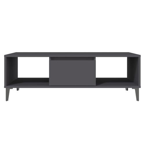 Sofabord 103,5x60x35 cm konstrueret træ grå