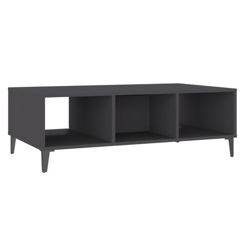 Sofabord 103,5x60x35 cm konstrueret træ grå
