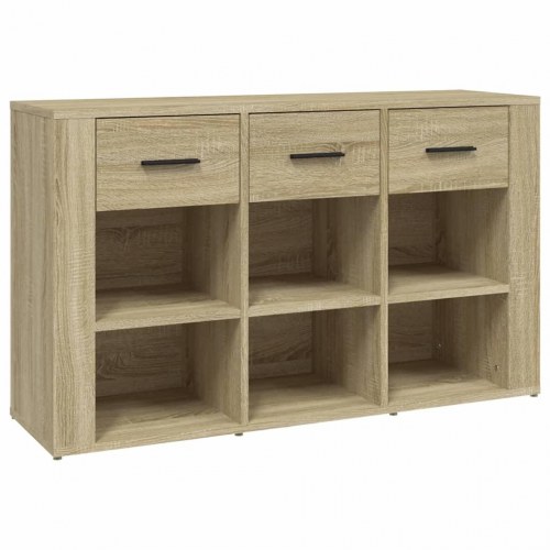 Skænk 100×30×59,5 cm i konstrueret træ - sonoma-eg