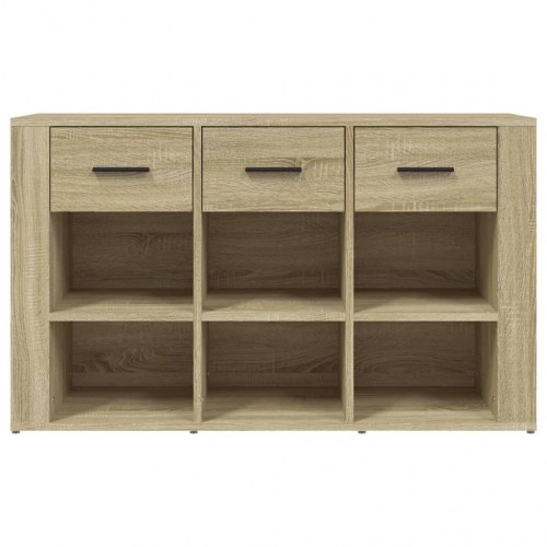 Skænk 100×30×59,5 cm i konstrueret træ - sonoma-eg