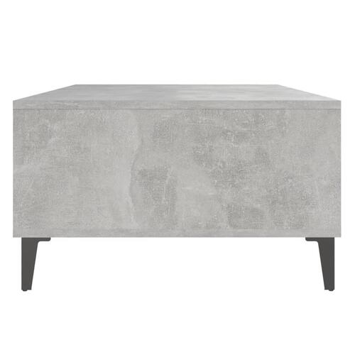Sofabord 103,5x60x35 cm konstrueret træ betongrå