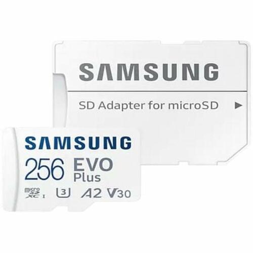 Samsung EVO Plus microSD-kort 256 GB med SD-adapter (2023)