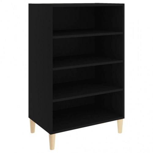 Skænk 57x35x90 cm konstrueret træ sort
