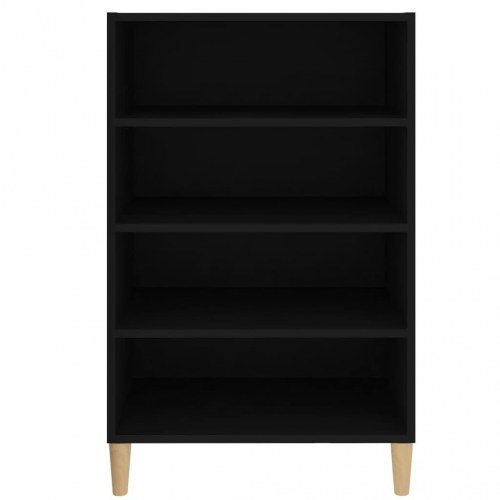 Skænk 57x35x90 cm konstrueret træ sort